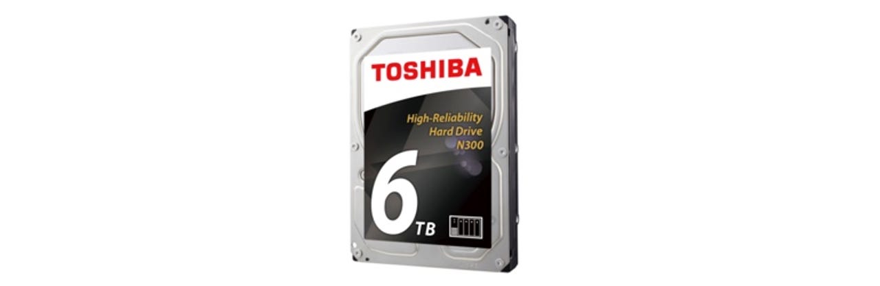 ​Toshiba 6TB N300 high-reliability hard drive