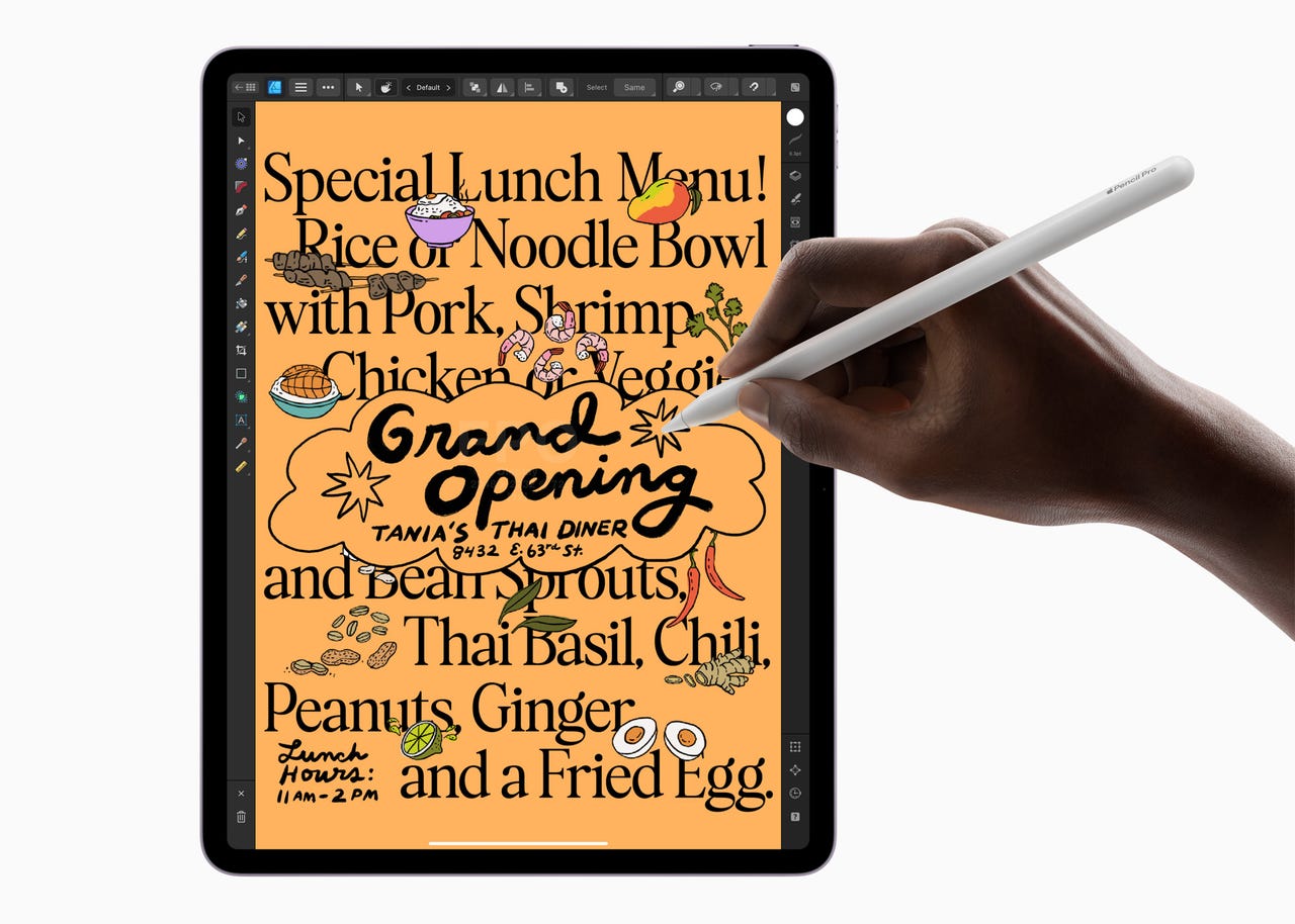 Apple Pencil Pro and the new M4 OLED iPad Pro 