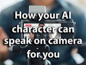 Don't like to speak on camera? Your AI character can do it for you