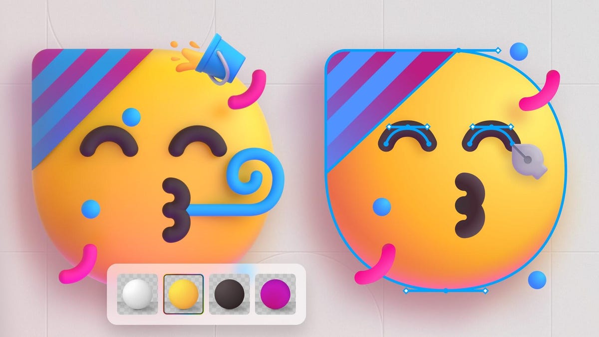 Microsoft makes its 3D emoji library available on GitHub and Figma | ZDNET