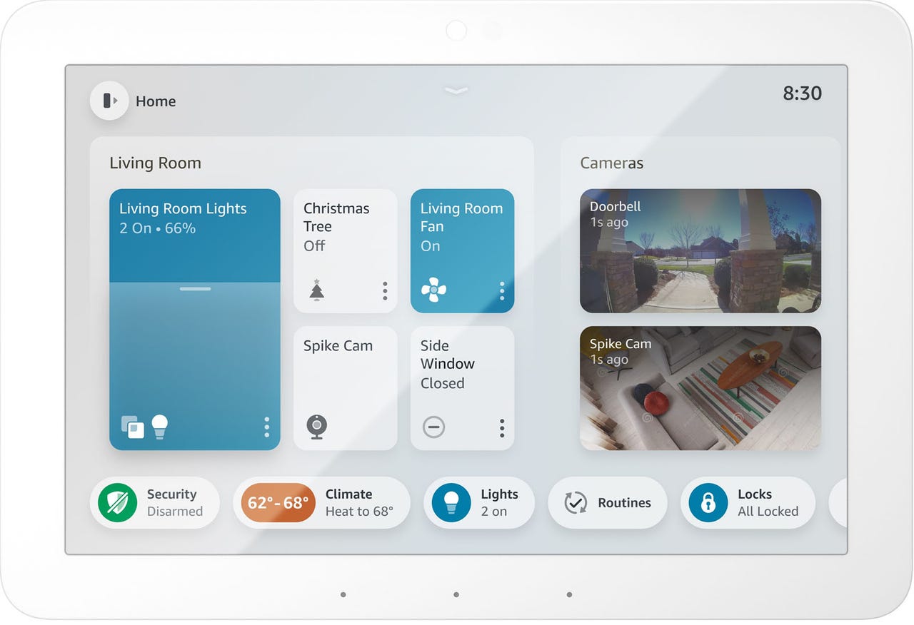 Echo Hub is a wall mountable smart home control panel