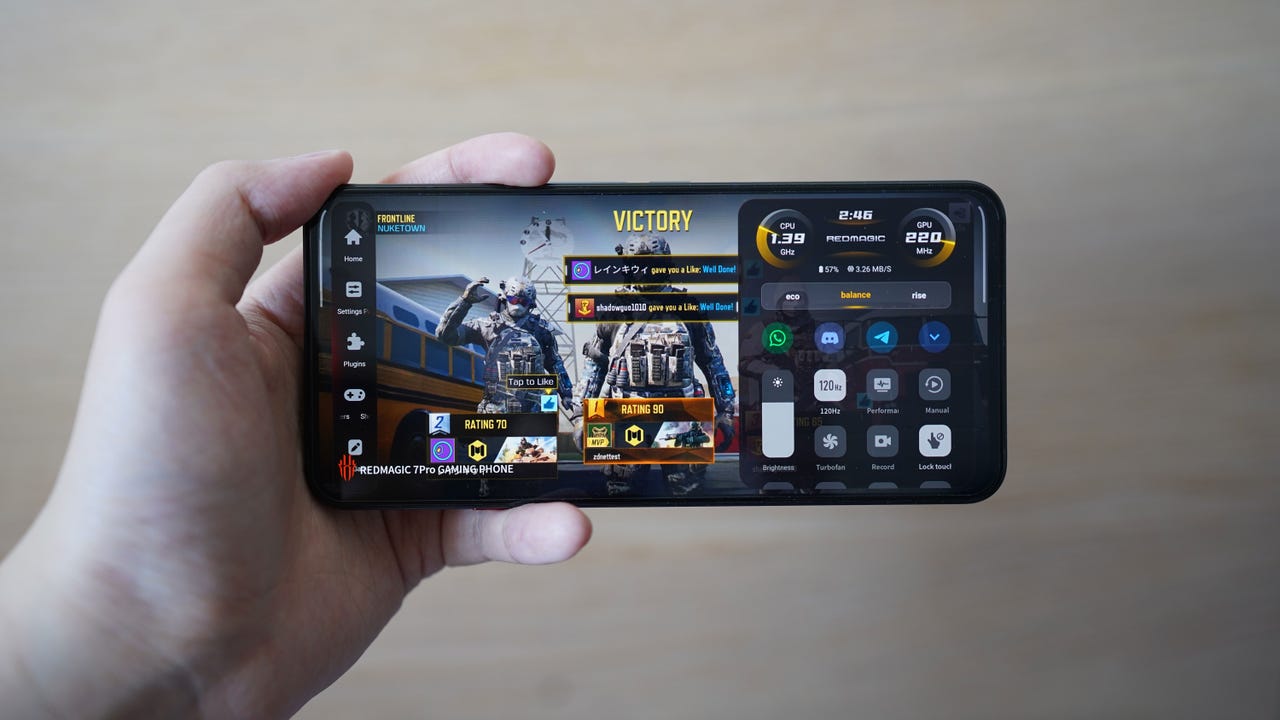 Nubia's RedMagic 7S Pro is the coolest gaming phone I've ever used --  literally