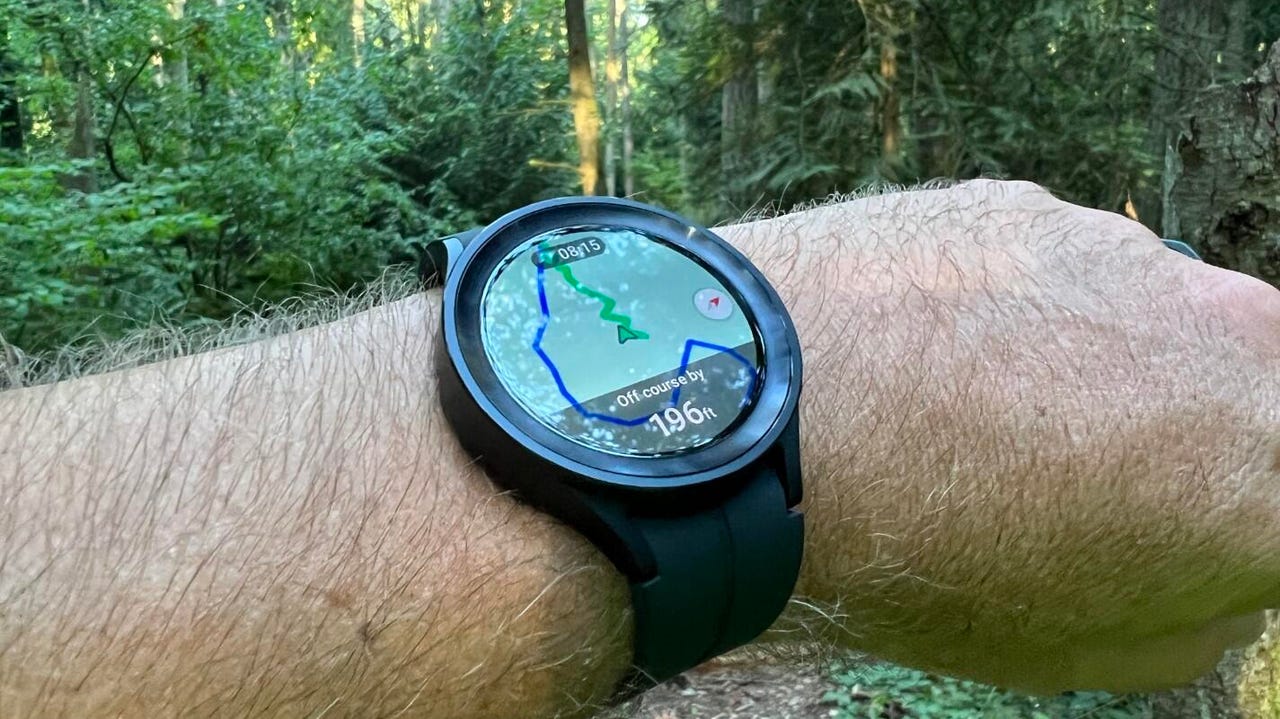 Galaxy Watch 5 Pro Route tile