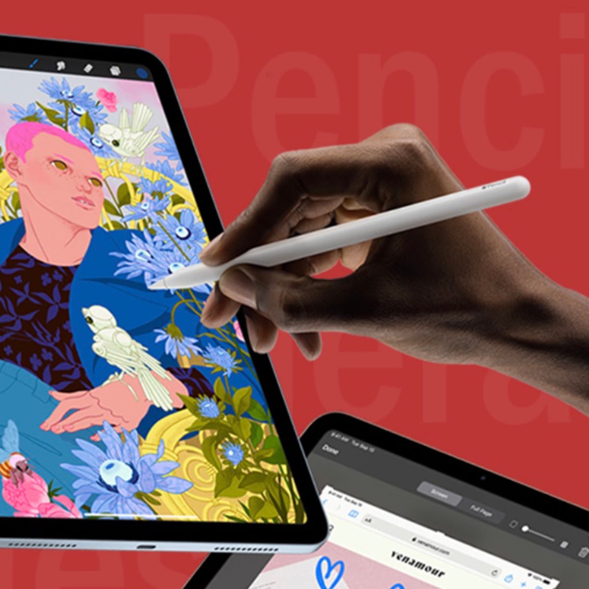 page Creed Devour apple pencil models texture protect Teenage years