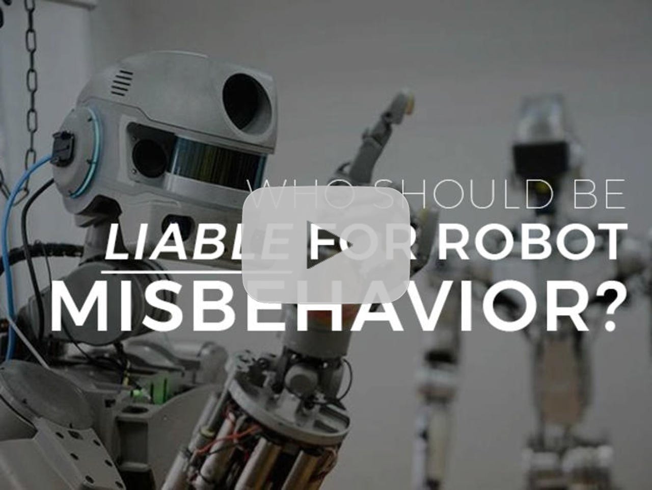 Who should be liable for robot misbehavior?