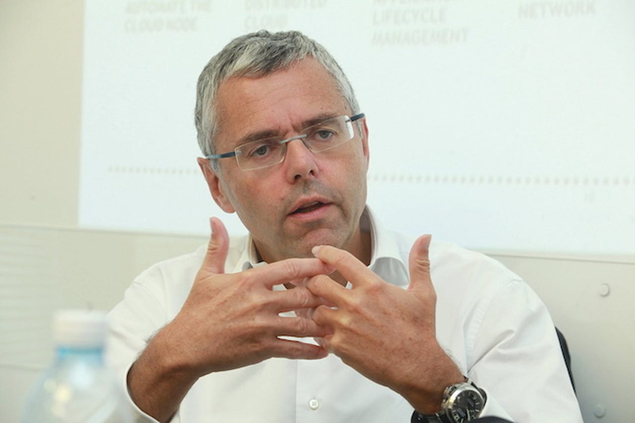 Alcaltel-Lucent CEO Michel Combes