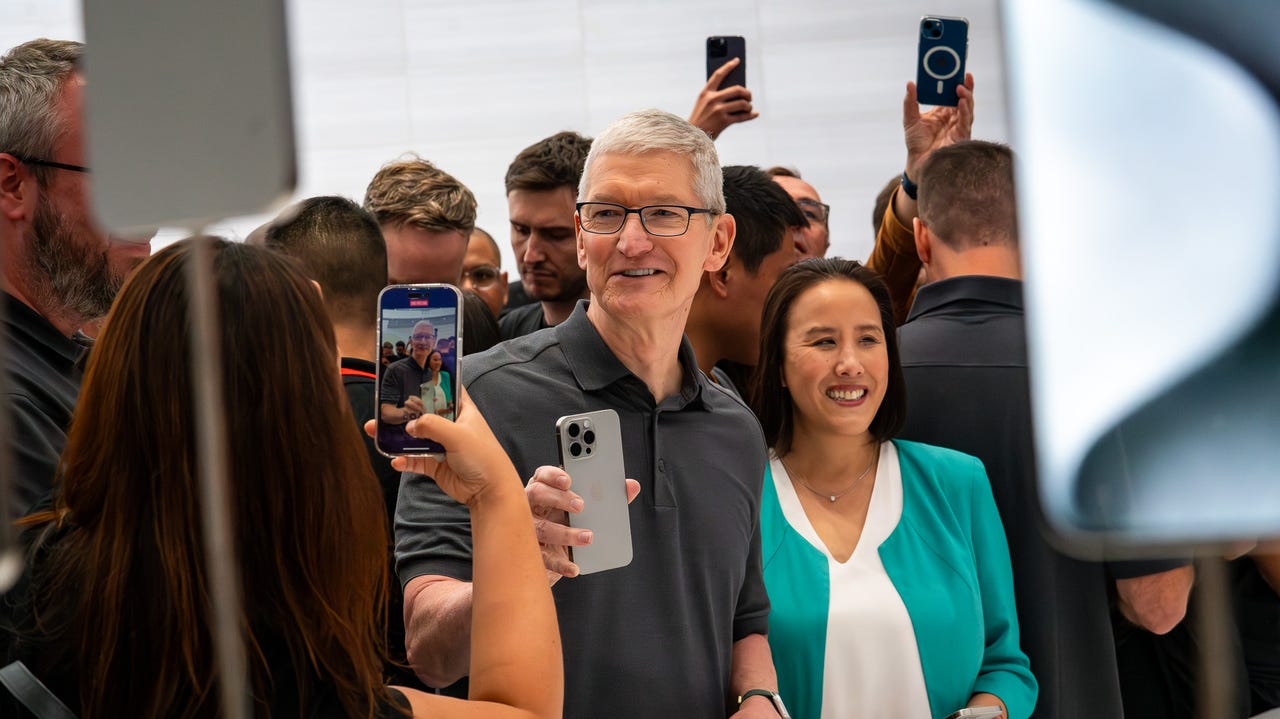 Tim Cook at the iPhone 15 event