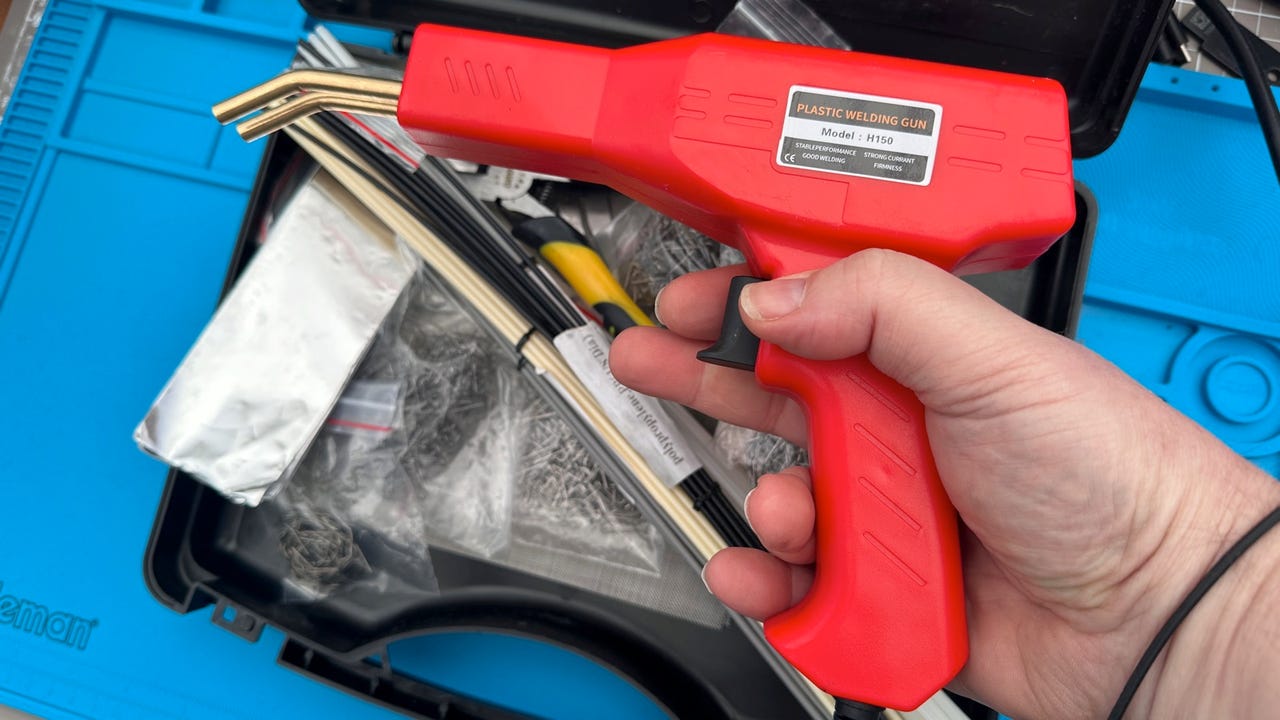 I bought this plastic-welding tool that TikTok suggested. Did the