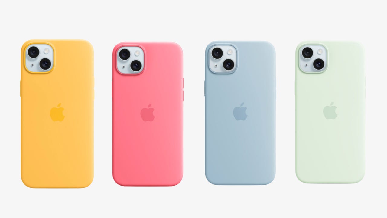 כיסוי סיליקון לאייפון 15 פלוס בצבעים חדשים