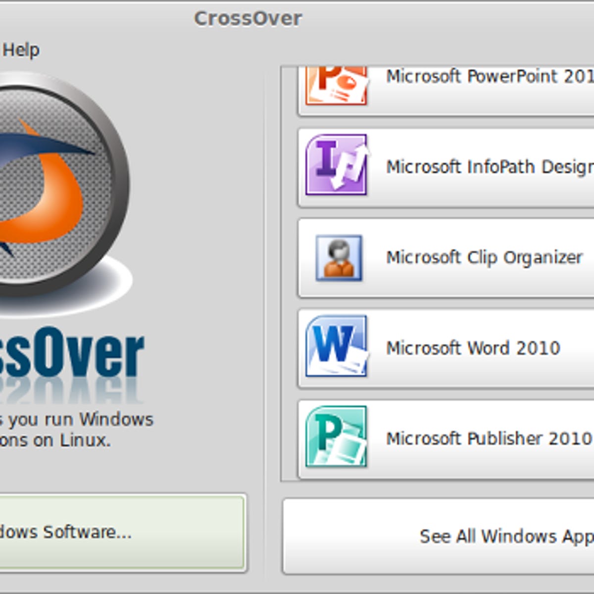 Running Windows XP programs on Linux Mint with CrossOver | ZDNET