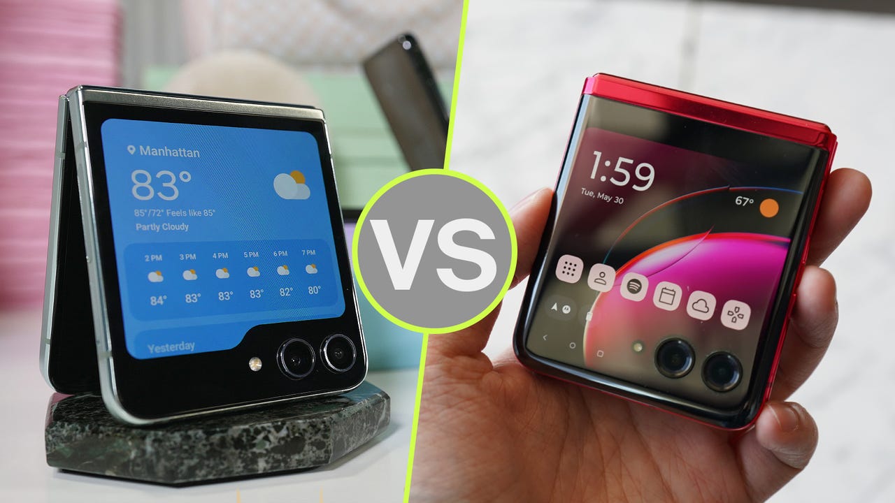 Samsung Galaxy Z Flip 5 vs Motorola Razr Plus