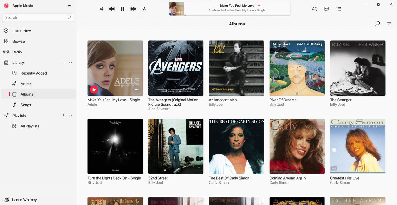 The Apple Music app