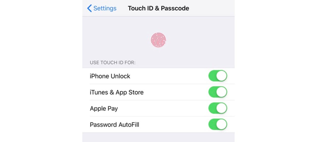 Control what Touch ID/Face ID is used to authenticate