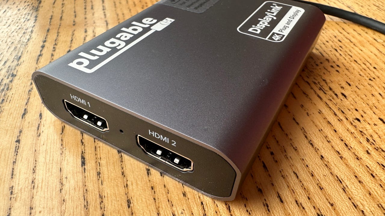 Adaptador HDMI dual USB-C enchufable
