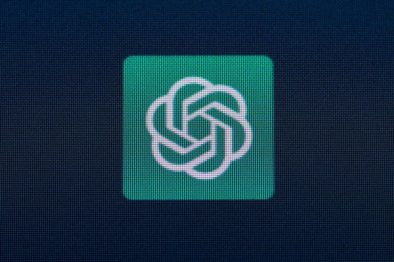 ChatGPT logo pixelated