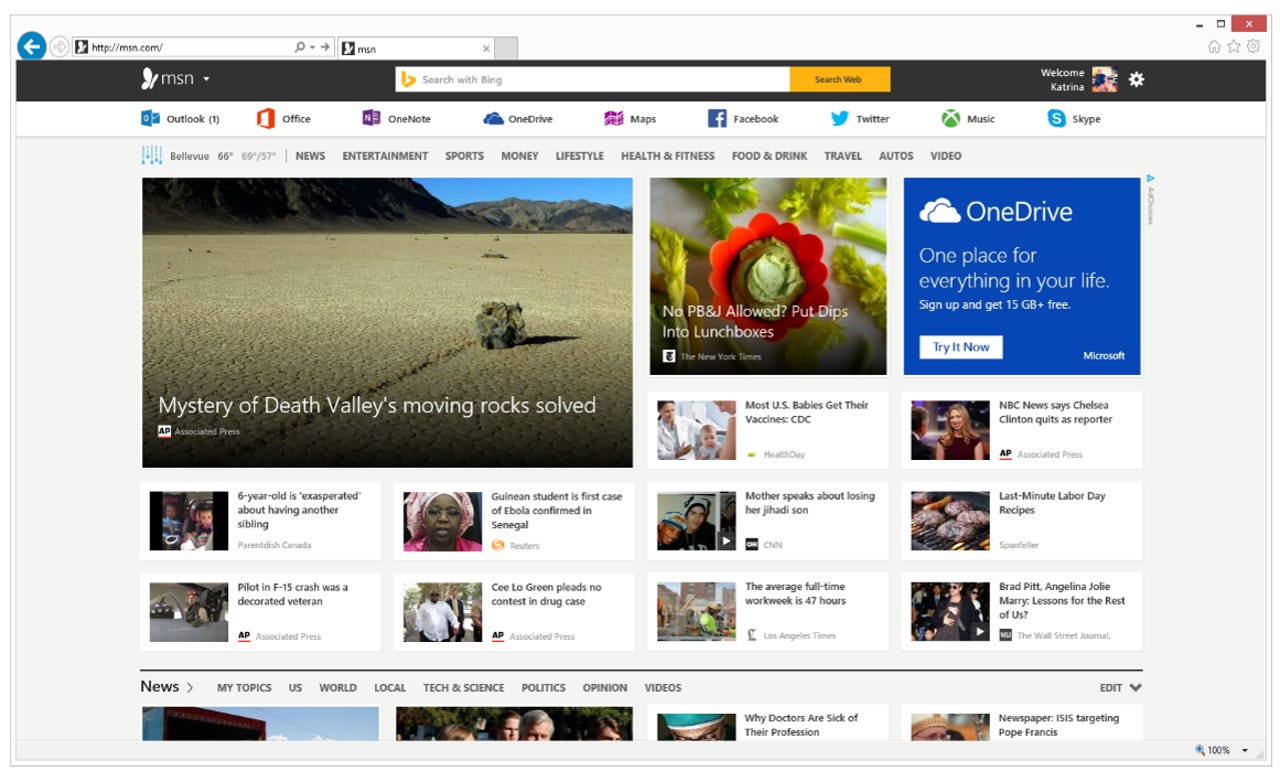 MSN  Outlook, Office, Skype, Bing, Breaking News, and Latest Videos