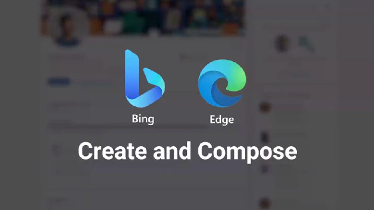 Logotipos de Bing y Edge