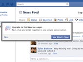 Facebook Messaging 2.0: Combining chat, messages, SMS and email (images)