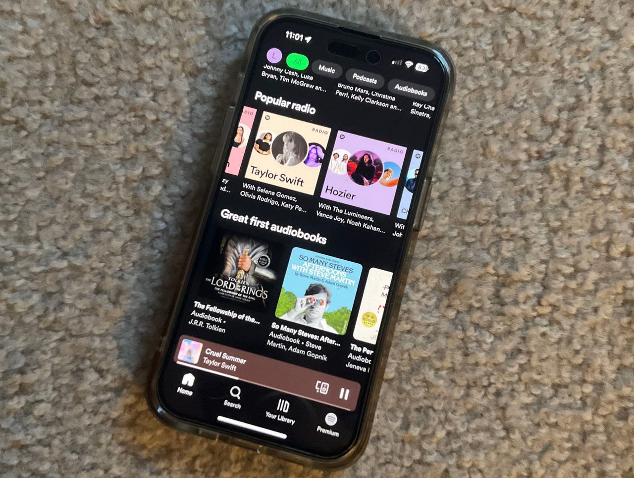 Spotify's mobile app