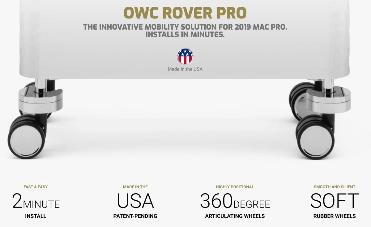 OWC Rover Pro wheels for the Mac Pro