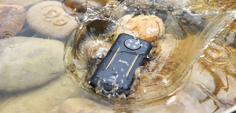 AGM H3 rugged phone stylish, slimline and super splashproof zdnet