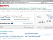 Screenshots: Shield to thwart Yahoo phishing