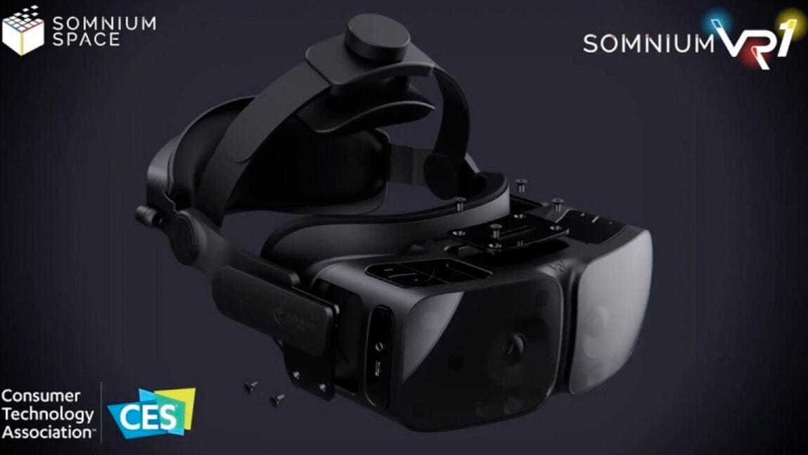The Somnium Space VR1 headset