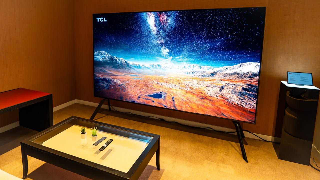 TCL's 115-inch QM8 TV looks absolutely massive in person