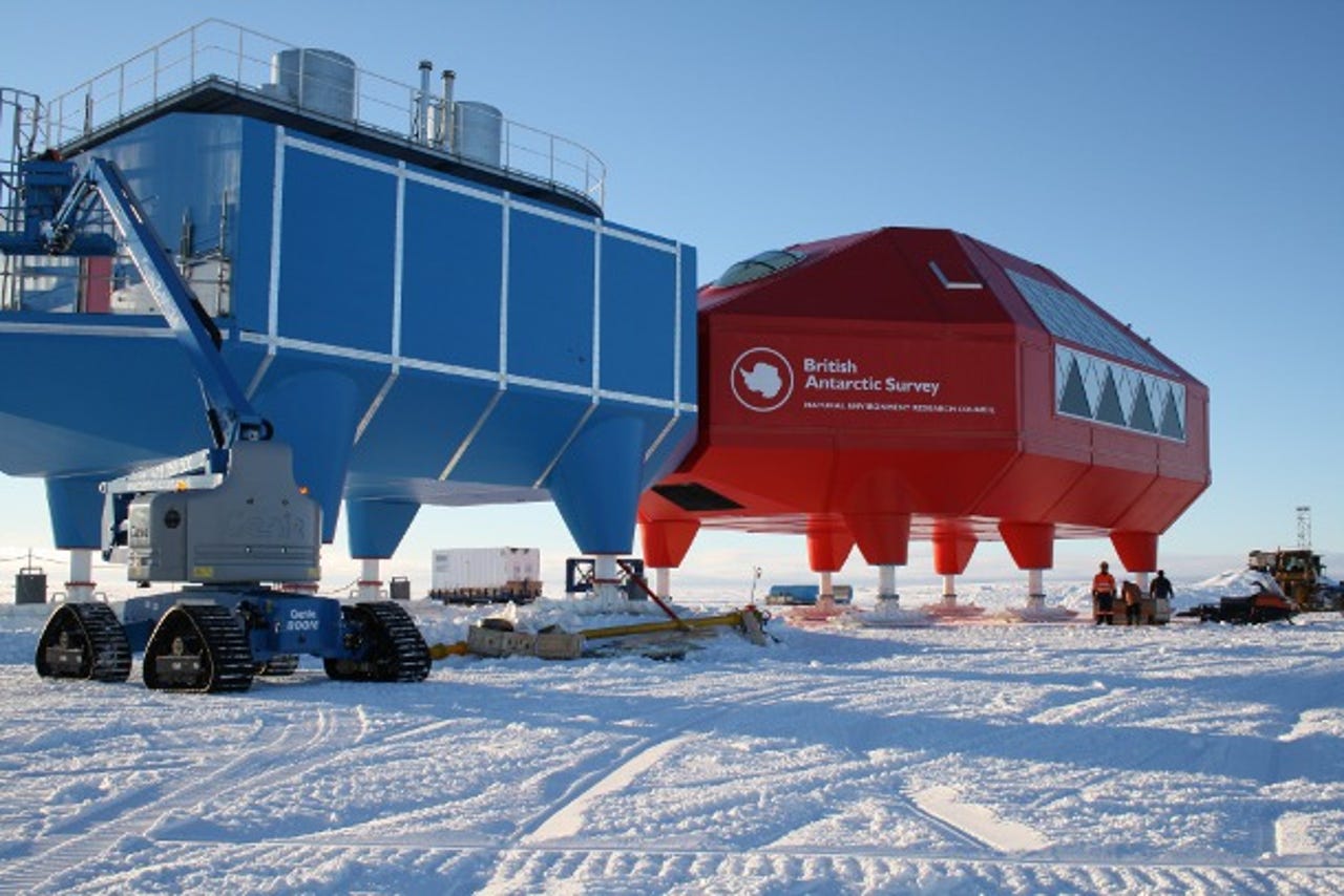 The British Antarctic Survey Halley base