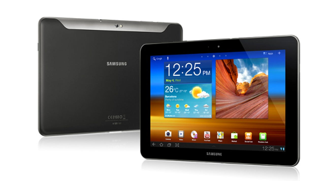 The Samsung Galaxy Tab 10.1