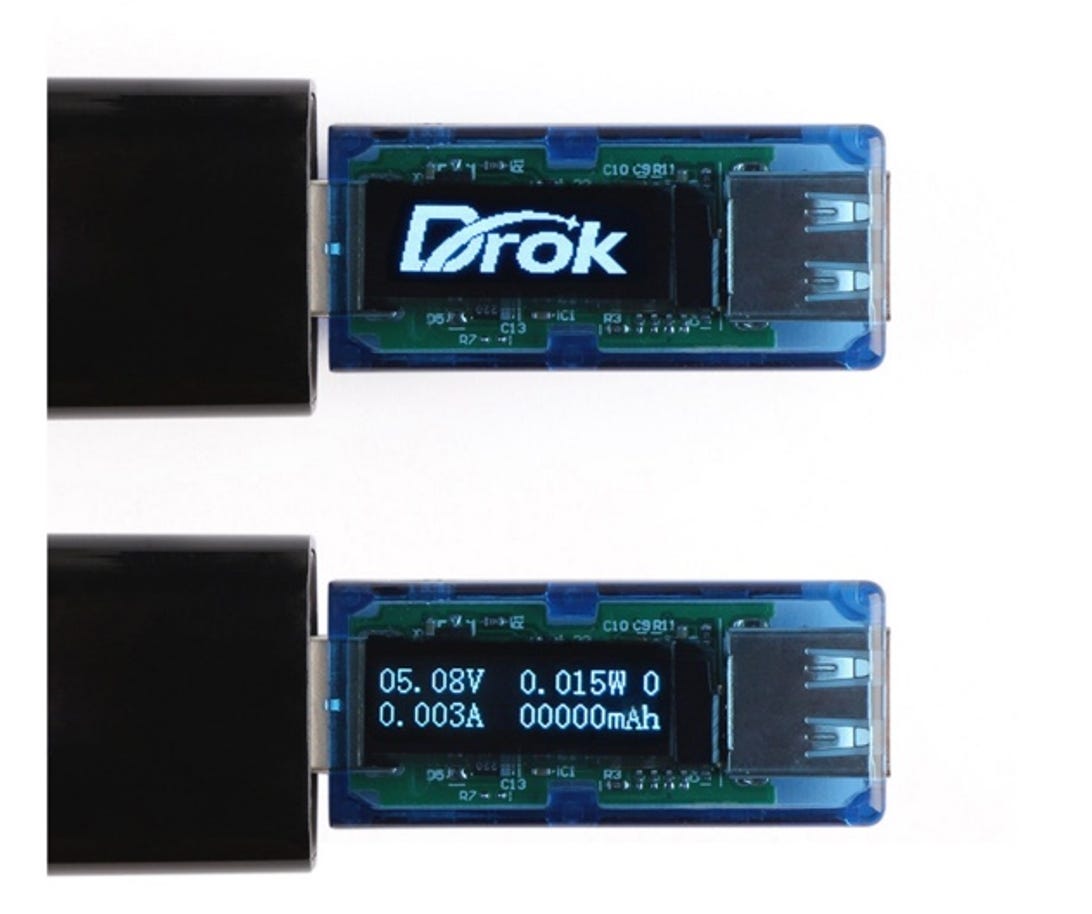 DROK Pocket Digital Multimeter USB 3.0 hub