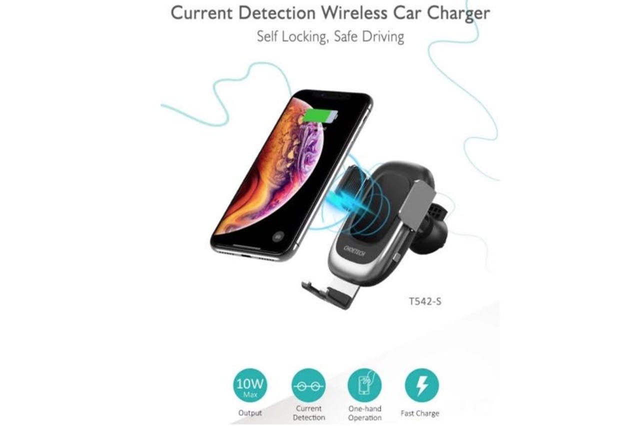 Choetech Current Detection Wireless Car Charger