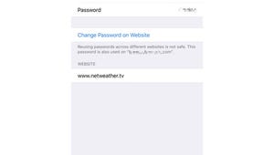 Use iOS to check for password reuse