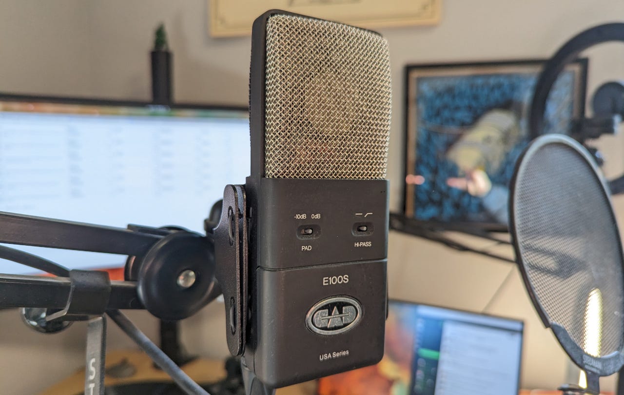 The CAD E100S is a stellar mic for podcasts, audiobook narration, and other use cases.