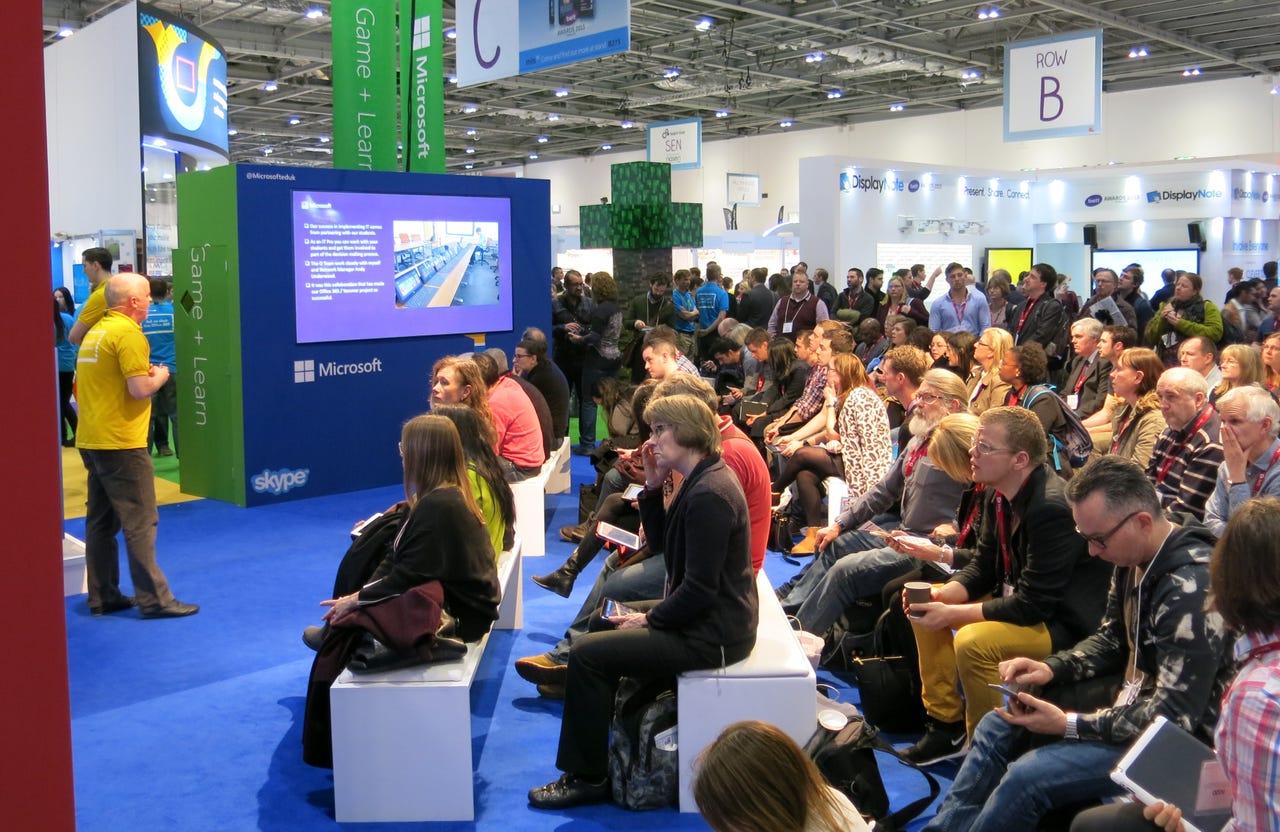 Microsoft attracted crowds at BETT2015