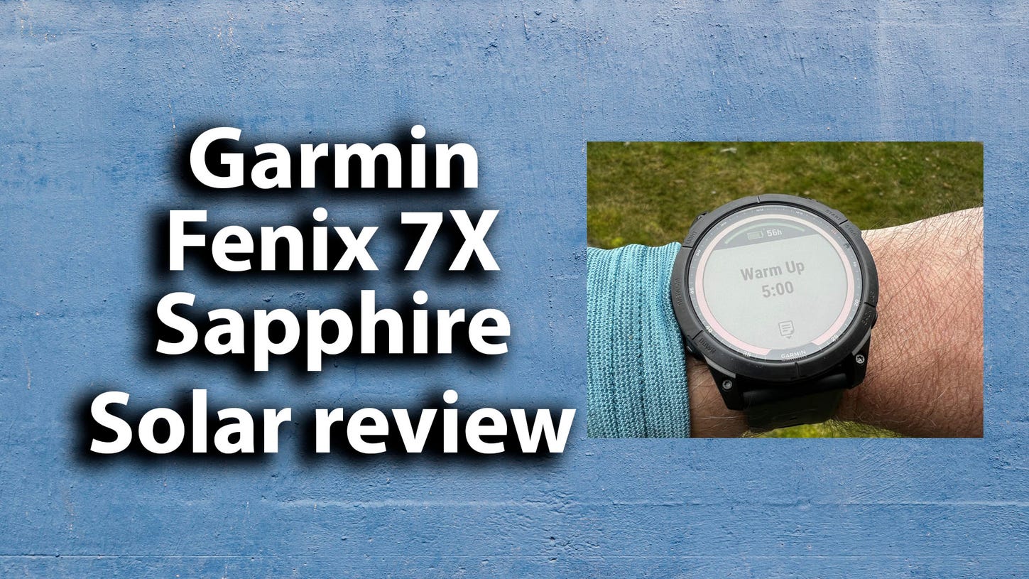 Garmin Fenix 7X Sapphire Solar review: Garmin's best GPS sports watch -  Video
