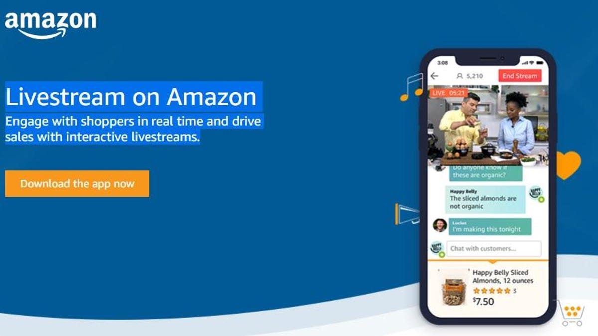 Chat on amazon live Build a