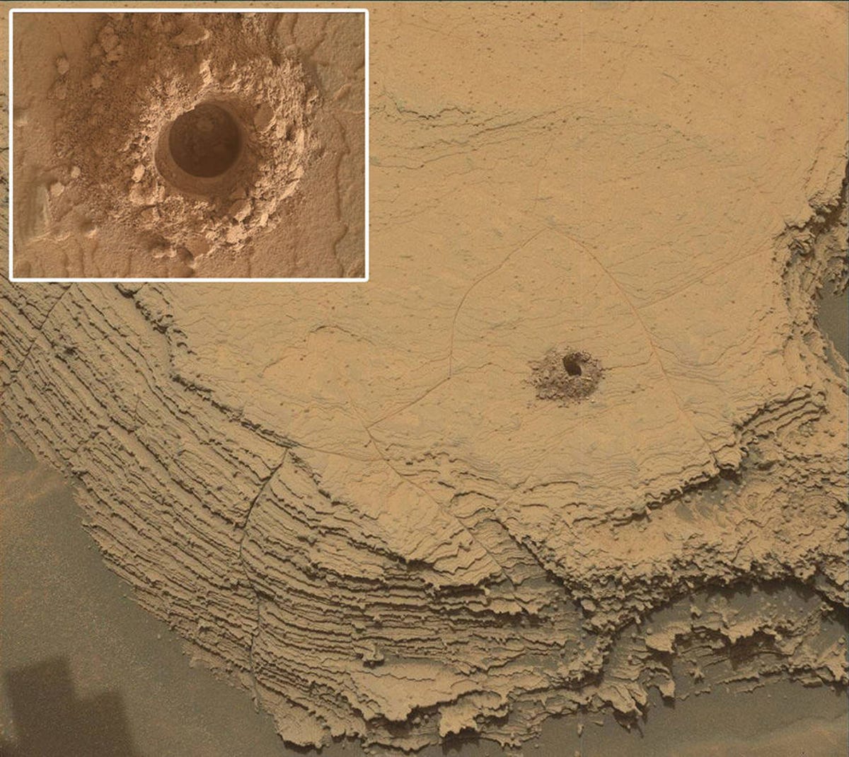 Curiosity'nin Mars'taki 36. başarılı sondajı