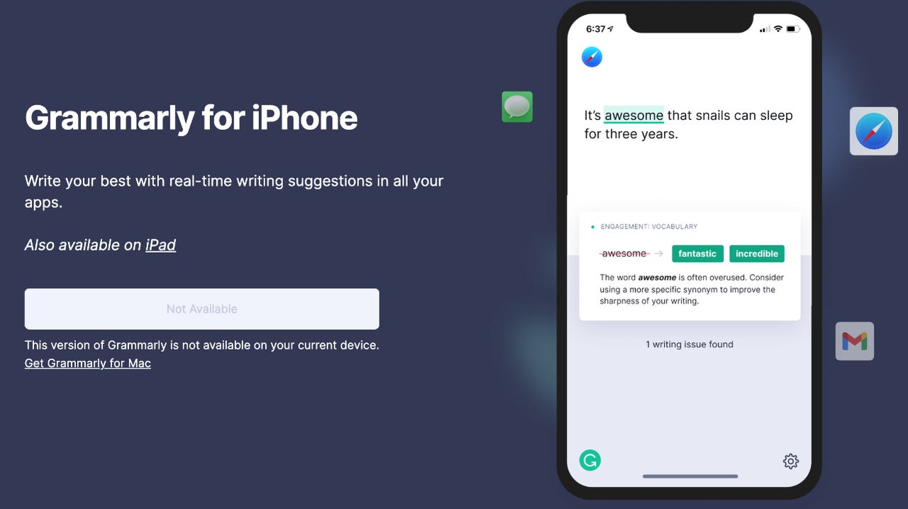 Grammarly for iPhone