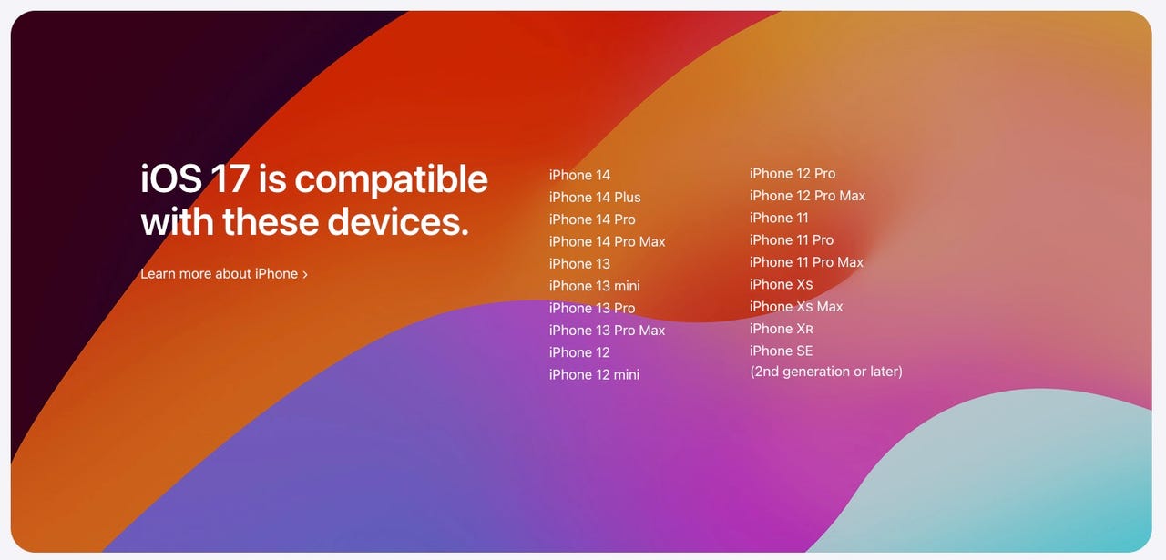 iOS 16 : les modèles d'iPhone compatibles avec la nouvelle version
