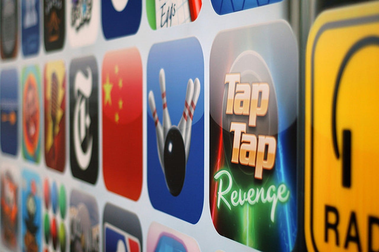 Smartphone apps: Downloads totalled nearly eight billion in 2010