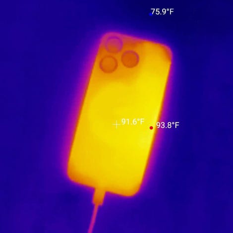 Thermal photo: iPhone 15 Pro warmest after iOS 17.0.3