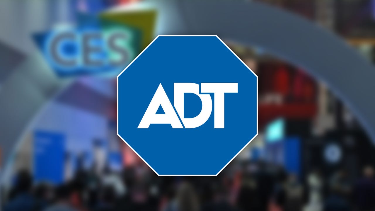 ADT logo in front of CES dome