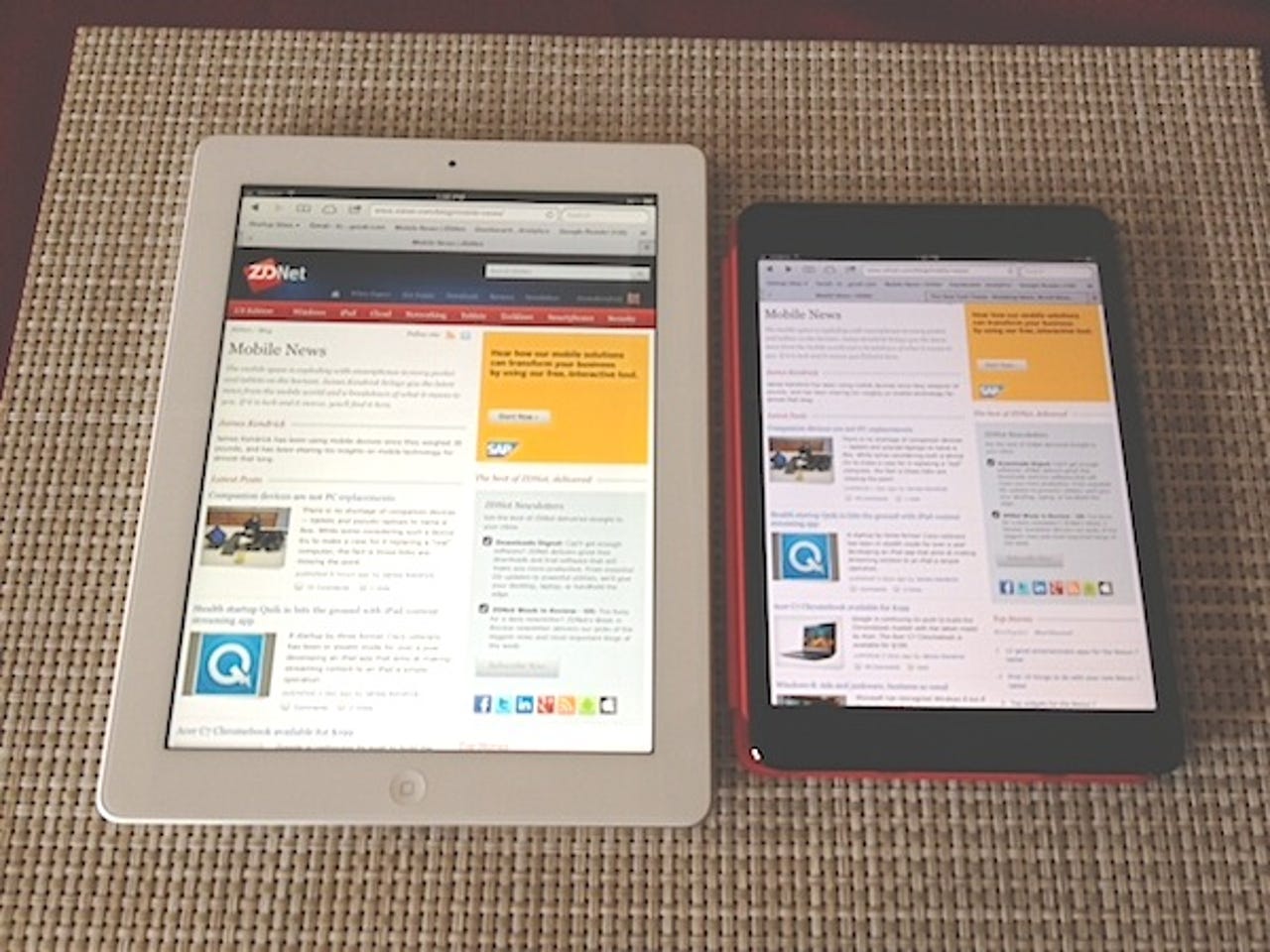 iPad and mini