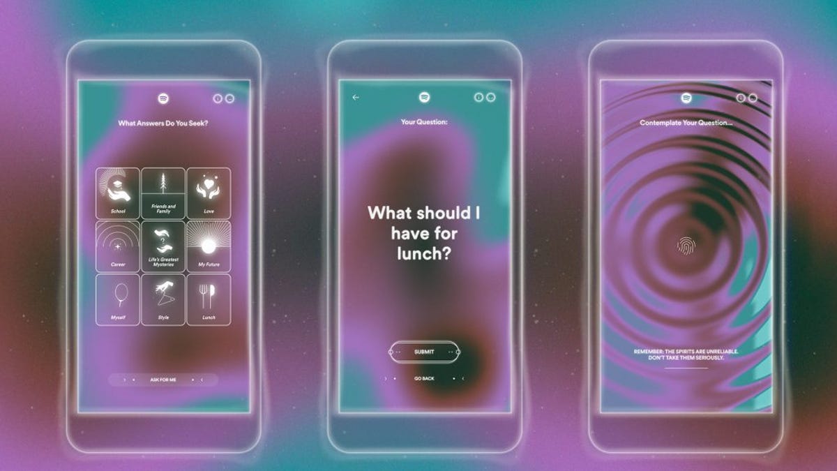Spotify's new 'psychic' feature answers your burning questions with song suggestions