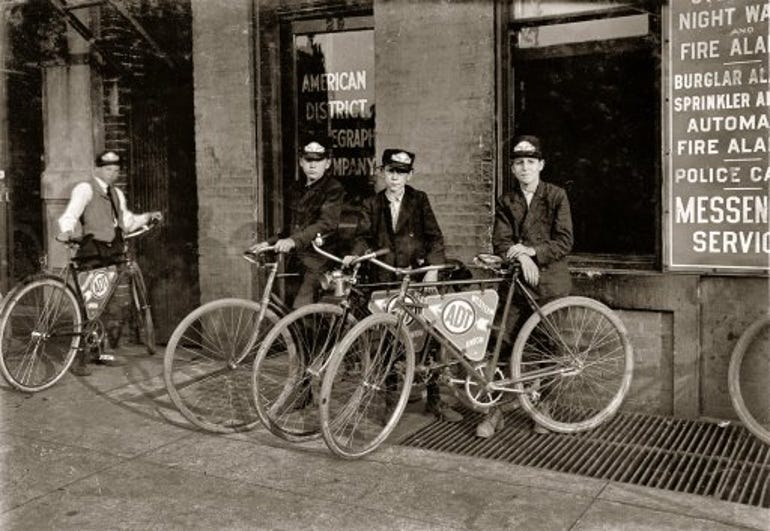 bicycle messengers