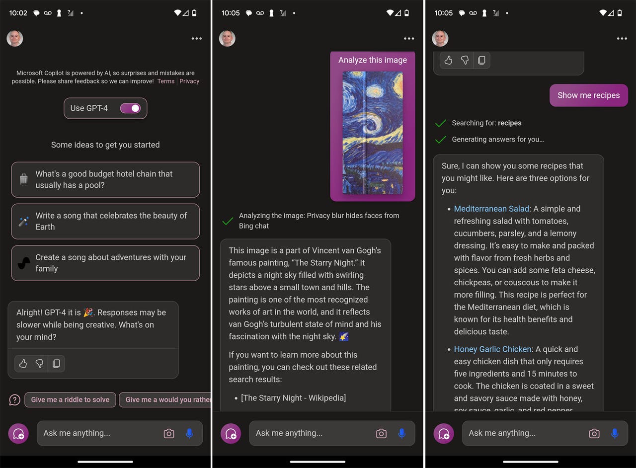 Microsoft's Copilot app for Android