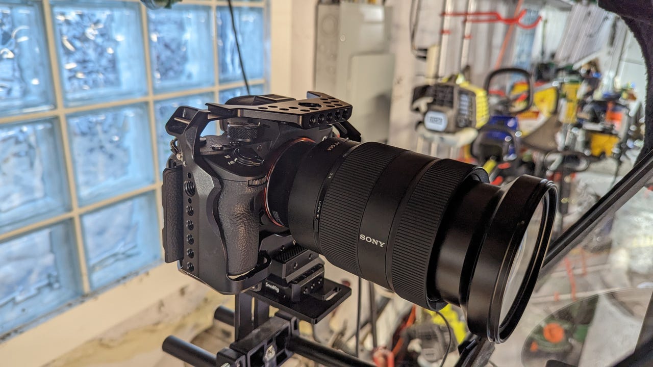 The Sony A7 III body with a Sony G Master 24-70 lens.