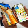 iPhone 15 and iPhone 15 Plus in yellow