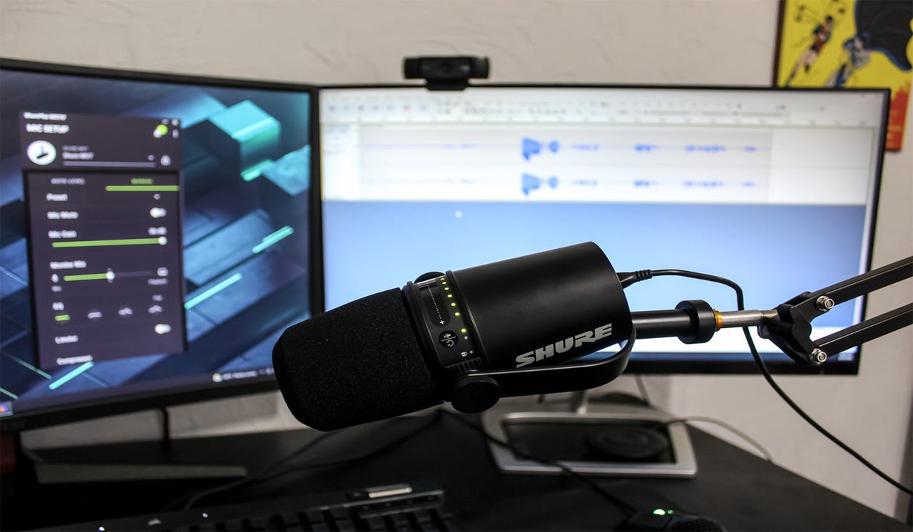 Micrófono para Podcast, Gaming, Homerecording Shure MV7